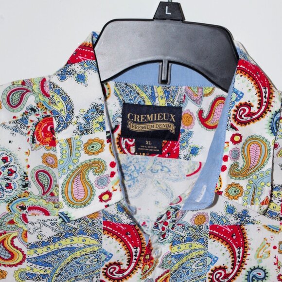 CREMIEUX SHIRT PAISELY - Picture 2 of 2